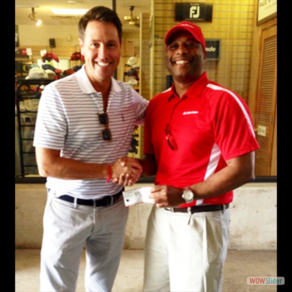 Golf tournament with Mayor Ashton Hayward